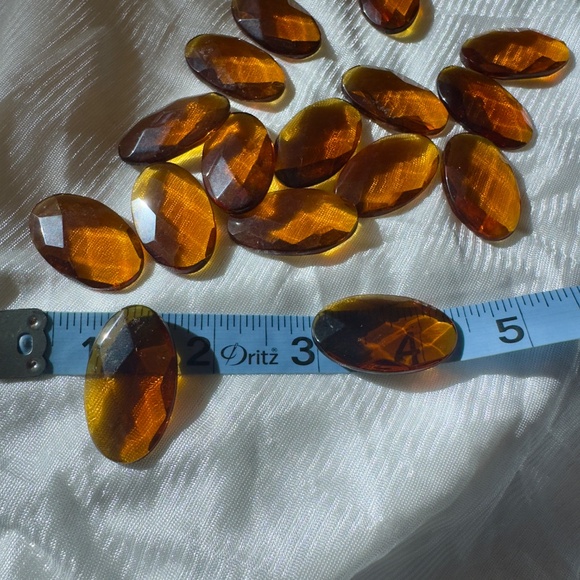 Lot of citrine orange topaz gemstones, perfect for jewelry making - Picture 3 of 3